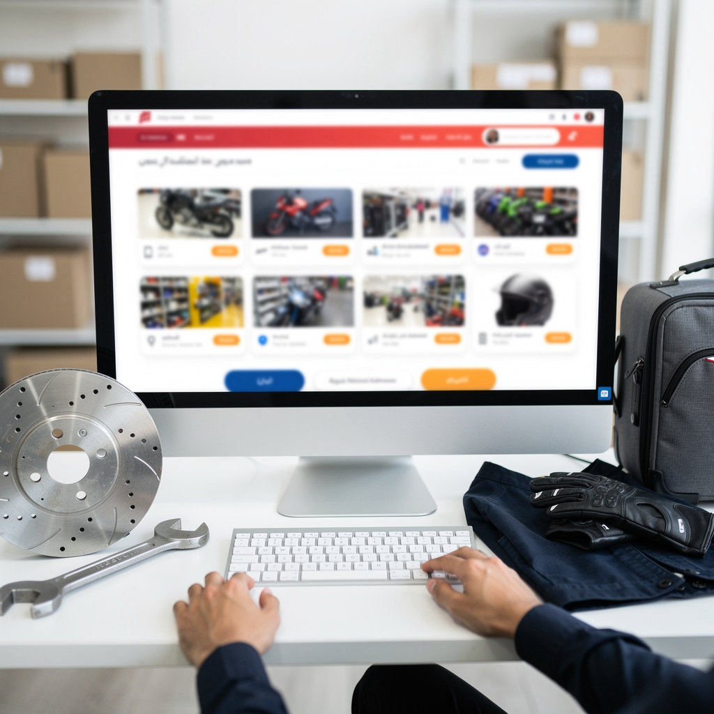 يوسف الاحمدي للتجارة - المحلات الشريكة في السعودية توفر قطع غيار وملحقات دراجات نارية موثوقة